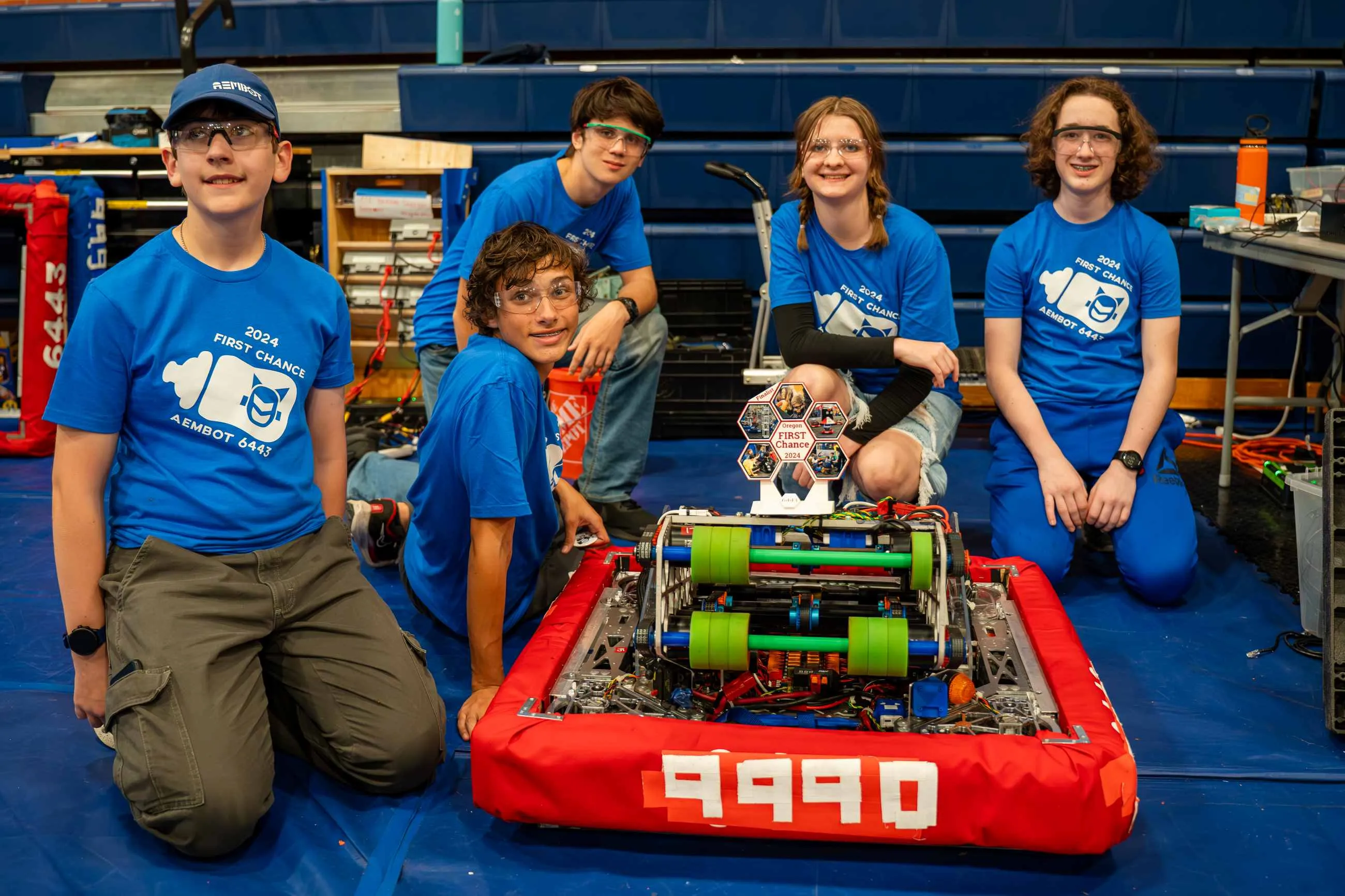 Our drive team with Clef!